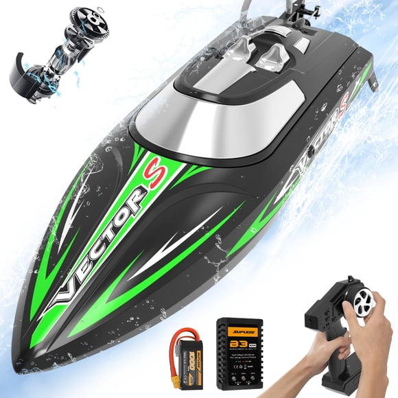 volantexrc Bateaux RC Sans Balais pour Adultes, Bateau Télécommandé Rapide 30+ Mi/h avec Batteries Rechargeables pour Lacs, Bateau RC Haute Vitesse 2,4 GHz pour Adulte