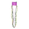 Way to Celebrate Mardi Gras Word Bead Necklaces - 3 Pieces