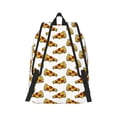 thumbnail image 3 of Daiia Pizza Vintage Canvas Backpack for Men and Women ,Hiking Backpack,Travel Laptop Bag for School,Large Capacity Backpack, 3 of 8