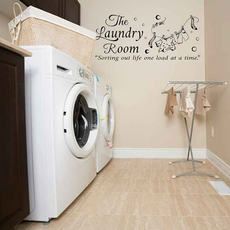 Stickers Wall Laundry, Laundry Room Wall Decal Decor