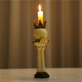 thumbnail image 4 of Estatuilla portavelas Macarena candelabro de calavera, 4 of 8