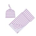 thumbnail image 2 of Ketyyh-chn99 Baby Boy Baby Girls Cotton Flannel Receiving Blankets with Hat 2Pcs/Set Purple, 2 of 5