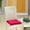 Hot Pink, variant on yulier Chair Cushion, Outdoor/Indoor Chair Pads for Dining Chairs, Square Soft Thicken Seat Cushion for Kitchen, Dining Room, Office, Patio Chairs, 16"x16" Red