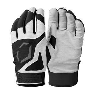 Paire De Gants De Frappe De Baseball Franklin Freeflex - Jeunesse Large (Youth LG) - Noir/Gris/Blanc - Neuf
