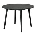 thumbnail image 2 of Furniture of America Aberma Wood 5-Piece Round Dining Table Set in Black, 2 of 11