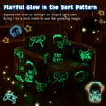 thumbnail image 5 of XIECUVA Kids Sofa 2 in 1, Toddler Couches, Toddler Chair Folding for Playroom-Extra Soft 1 Seats, Glow in The Dark, Gifts for Kids, 5 of 8