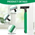 thumbnail image 3 of Individually Wrapped, Travel Size 2 Blade Disposable Manual Razor , for Travel, Hotel and Homeless Stainless Steel Blade (Green) (100), 3 of 6