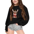 thumbnail image 1 of PMVFHDE Liquidation Chandail à Capuchon Grande Taille pour Enfants Automne et Hiver à Manches Longues de Noël Imprimé Col Rond Chandail à Capuchon pour Garçons et Filles Manteau à Capuchon Chaud Plus Chandail à Capuchon Grande Taille,Noir,6-7 Ans, 1 of 4