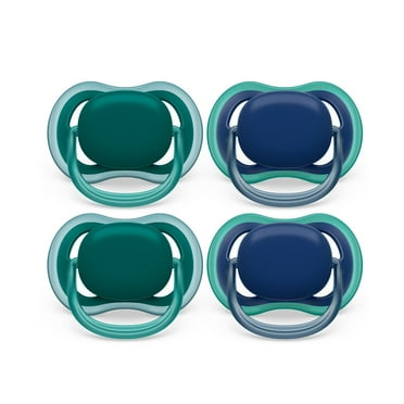 Philips Avent Ultra Air Pacifier - 4 X Light, Breathable Baby Pacifiers For Babies Aged 6-18 Months, Bpa Free with Sterilizer Carry Case (Model SCF085/52)