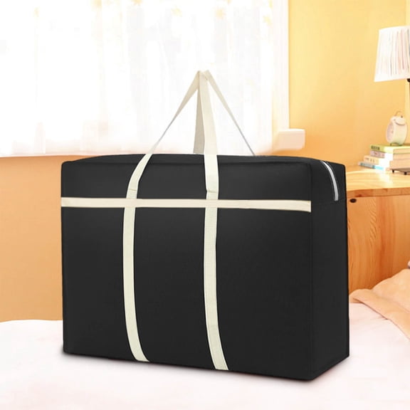Travel Storage Bag, Large Capacity Duffle Bag for Moving and Travel, 35x23x11 Inch Portable Organizer Made From Non-Woven Fabric