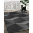 thumbnail image 3 of Ahgly Company Machine Washable Indoor Rectangle Transitional Charcoal Black Area Rugs, 8' x 10', 3 of 7