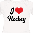 thumbnail image 4 of Inktastic I Love Hockey Girls Long Sleeve Baby Bodysuit, 4 of 5
