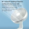 thumbnail image 6 of Fnochy Portable Desktop Fan USB Powered 4-Speed Adjustable Quiet Cooling Oscillating Fan For Office Dorm Study With Long-Lasting Battery, 6 of 9