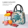 thumbnail image 5 of KLL Watercolor Sea Turtle for Insulated Lunch Bag- Leakproof Cooler Tote Bag Organizer for Women & Men - Reusable Lunch Box for Office Picnic Hiking Beach-One Size, 5 of 6