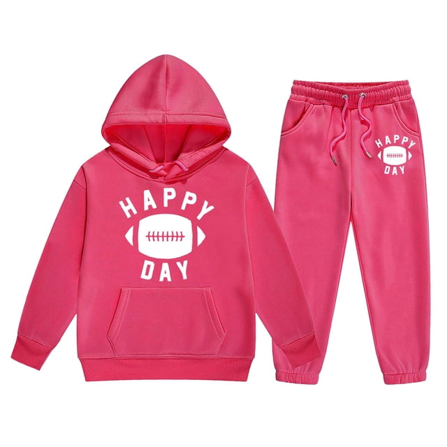 Ensemble de Vêtements d'Automne pour Garçons et Filles, Sweat à Capuche Chaud à Manches Longues, 4t