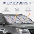 thumbnail image 4 of Naloa Colorful Mandalas Print 2-Piece Windshield Sunshade,Foldable Car Front Window Sun Shades,for Most Sedans SUV Truck-Medium, 4 of 6