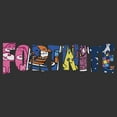 thumbnail image 2 of Mens Fortnite Classic Logo Character Fill Lightweight Hoodie, 2 of 4