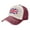 Dark Red, variant on Union Jack All Uk Flag Distressed Baseball Cap Dad Hats for Men Women Vintage Trucker Hat Low Profile Ball Caps