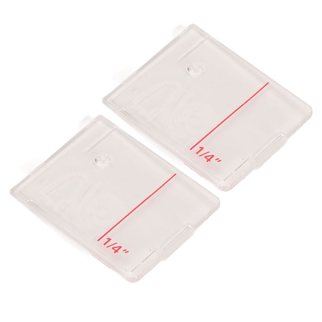 Plaque Coulissante de Couvercle de Bobine, Plaque à Aiguille, Couvercle de Plaque, 2 Pcs, Plaque de Couvercle de Bobine pour Usage Intensif, ABS Transparent, Haute Précision, Plaque de Couvercle de Machine à Coudre pour Remplacement