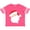 Football Pink and White, variant on Inktastic Santa Claus Boys or Girls Toddler T-Shirt