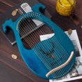 thumbnail image 1 of Lira pequeña arpa de 16 cuerdas y 16 tonos de Antler, instrumento musical portátil, 1 of 5