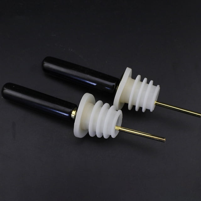 unbranded 10Ud Tapones De Goma Para Vertedor De Botella Negro Protectores Para Licor Y Aceite En Bares Y Restaurantes