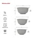thumbnail image 3 of Juego de 3 tazones de plástico para mezclar KitchenAid, universales, anidados, 3 of 6