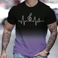 thumbnail image 2 of LUOGENLI T-shirts pour Homme pour Hommes T-Shirt à Imprimé Numérique Col Rond Manches Courtes T-Shirt Homme T-shirts Amusants T-shirts Graphiques Pâques 4TG T-shirts pour Hommes T-shirts Graphiques Saint-Patrick Mauve Pâle m, 2 of 4