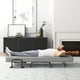 thumbnail image 4 of Sofá cama Convertible Costway Silla de Dormir Individual Gris claro, 4 of 9