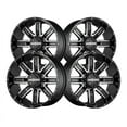 thumbnail image 3 of 20x10 Worx 813U Destroyer Gloss Black W/Diamond Cut Wheel 8x180 (-25mm), 3 of 5