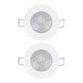 thumbnail image 1 of 2X Interruptor de Luz del Detector del Sensor de Movimiento del Techo PIR Empotrado Infrarrojo de 110V-220V 360 °, Sensor de Luz de Movimiento, 1 of 5