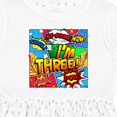 thumbnail image 4 of Inktastic I'm Three Comic Book Girls Toddler Dress, 4 of 5