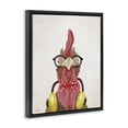 thumbnail image 3 of Stupell Industries Eclectic Hipster Bird & Headphones Black Floating Frame Canvas Art, 25 x 31, by Lee Keller, 3 of 8