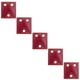 thumbnail image 1 of Gancho Organizador Plástico 3D GanLuxRed 5 Pzs Chico 3.4x3.5cm Red., 1 of 2
