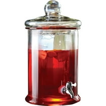 1.3-Gallon Glass Beverage Dispenser
