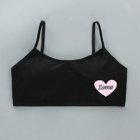 

WOXINDA Children Bra Teen Girls Bra Cotton Training Bra Student Kids Underwear Camisole