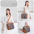 thumbnail image 2 of Elegant Tribal Paisley Lunch Tote – Dual Compartment Leakproof & Perfect for Spring and Summer, 2 of 6