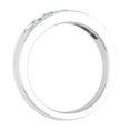 thumbnail image 2 of 1/2 Carat Channel Set Diamond Wedding Band Ring in 14K White Gold (Ring Size 6) (SI1-SI2 Clarity), 2 of 4