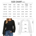 thumbnail image 6 of SUNBS Women Blouses Hollow-Out Lace Tops Crew Neck Long Sleeve Shirts for Women Trendy Clothes, 6 of 8