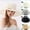 White, variant on Flower Organza Hat Derby Party Wide Brim Church Hats Foldable Fashion Sunshade Hat Beach Floral Tea Flower Wedding Hat