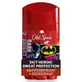 thumbnail image 1 of Old Spice Antiperspirant and Deodorant for Men, 24/7 Freshness, Long Lasting Sweat and Odor Protection, Smell Like a Hero, Batman, Black Cherry and Nightfall Scent, 1 of 16