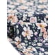 thumbnail image 5 of Blusa Agnes Orinda Blucon Floral Péplum Cuello V Azul Marino XL, 5 of 5