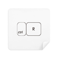 thumbnail image 1 of Symbole Clavier ctrl R Chiffon de Nettoyage d'Écran en Tissu Suède 2 Pack, 1 of 2