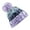 Lavender Fizz, variant on Mens/Womens Corkscrew Knitted Pom Pom Beanie Hat
