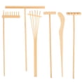 thumbnail image 1 of MasteelfCA 1 Set/6 Pcs Bamboo Rake Gardening Bonsai Potted Tool Mini Tea Set Rake Sand Push Drawing Pen Set Desktop Ornament Accessories, 1 of 8