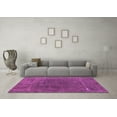 thumbnail image 3 of Ahgly Company Indoor Rectangle Abstract Purple Modern Area Rugs, 7' x 10', 3 of 4
