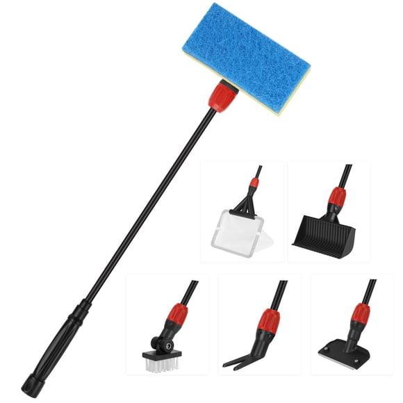 Kit de herramientas de limpieza de acuarios Hygger, limpiador multiuso para peceras, 6 en 1