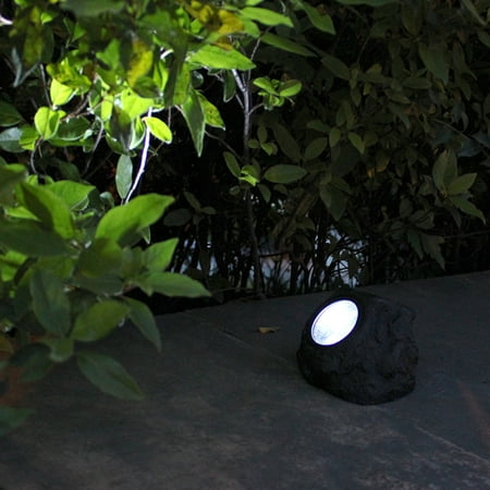 

Farfi Outdoor Waterproof Solar Powered Yard Lawn Garden Rock Light Ground LED Lamp