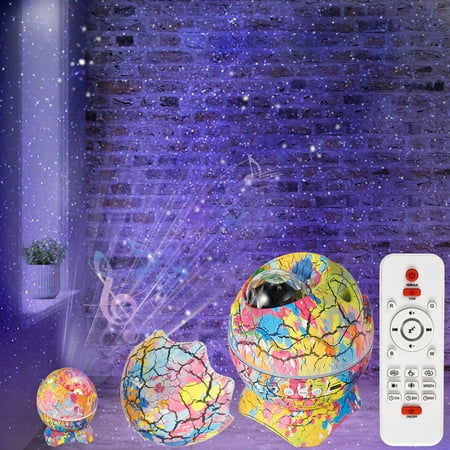 

Relax love Dinosaur Galaxy Projector Light Bluetooth 16 White Noise Sounds 4 Control Methods USB Powered Dinosaur Starry Projector 360 degrees Rotation Light for Bedroom Living Room Artist