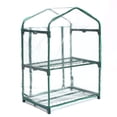 thumbnail image 4 of 28X20X37Inch Garden 2-Tier Greenhouse – Outdoor Gardening Hot House with Zippered Cover and Metal Shelves for Growing Vegetables, Flowers and Seedlings, 4 of 7